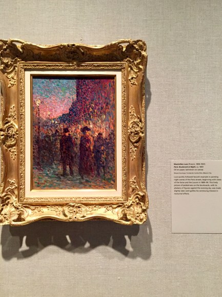 Paris Boulevard at Night